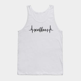 Coffee Heartbeat Tank Top